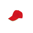 帽子(紅色-卡其)