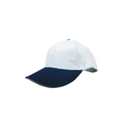 帽子(白-深藍夾白)