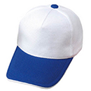 網眼排汗廣告帽(白/寶藍/白)