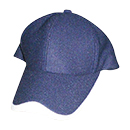 6片交織布波浪帽(深藍)